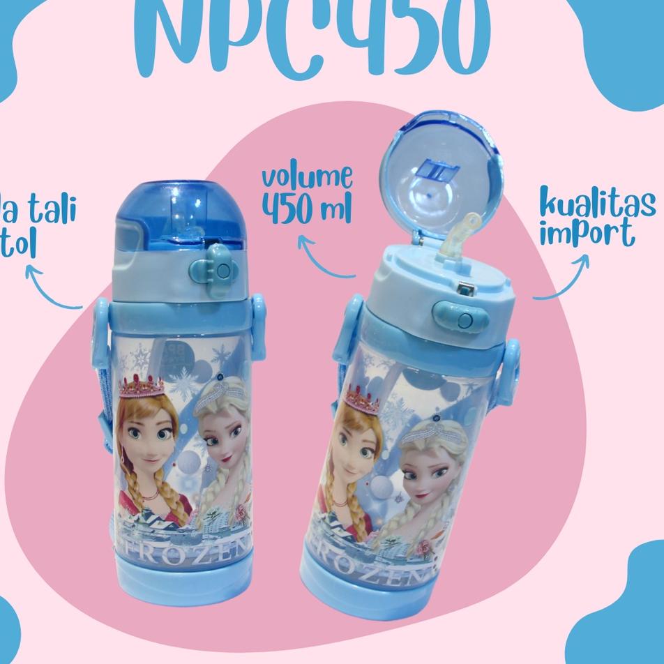 Terbatas BOTOL MINUM TUTUP KLIP KARAKTER ANAK CEWE / COWO - SPIDERMAN NPC450 NPC600 Garansi Terhemat