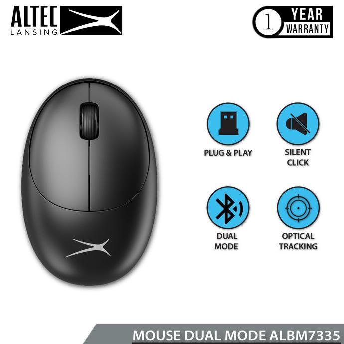 Mouse Bluetooth Dual Mode Altec Lansing ALBM7335 BLACK