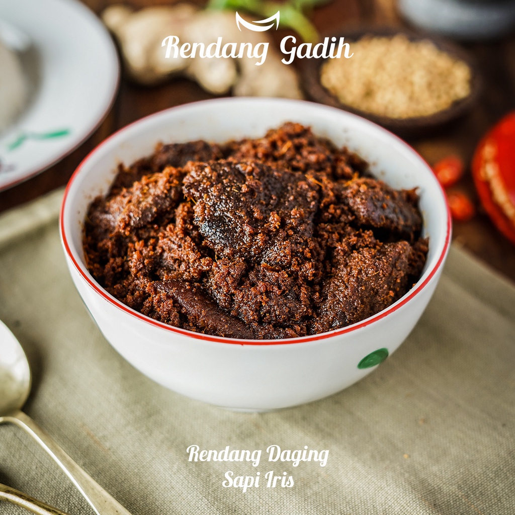 Rendang Daging Sapi Iris 250gr - Rendang Gadih