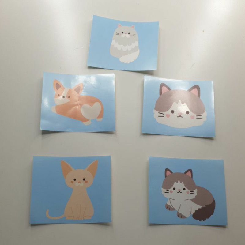 

dog and cat stickers