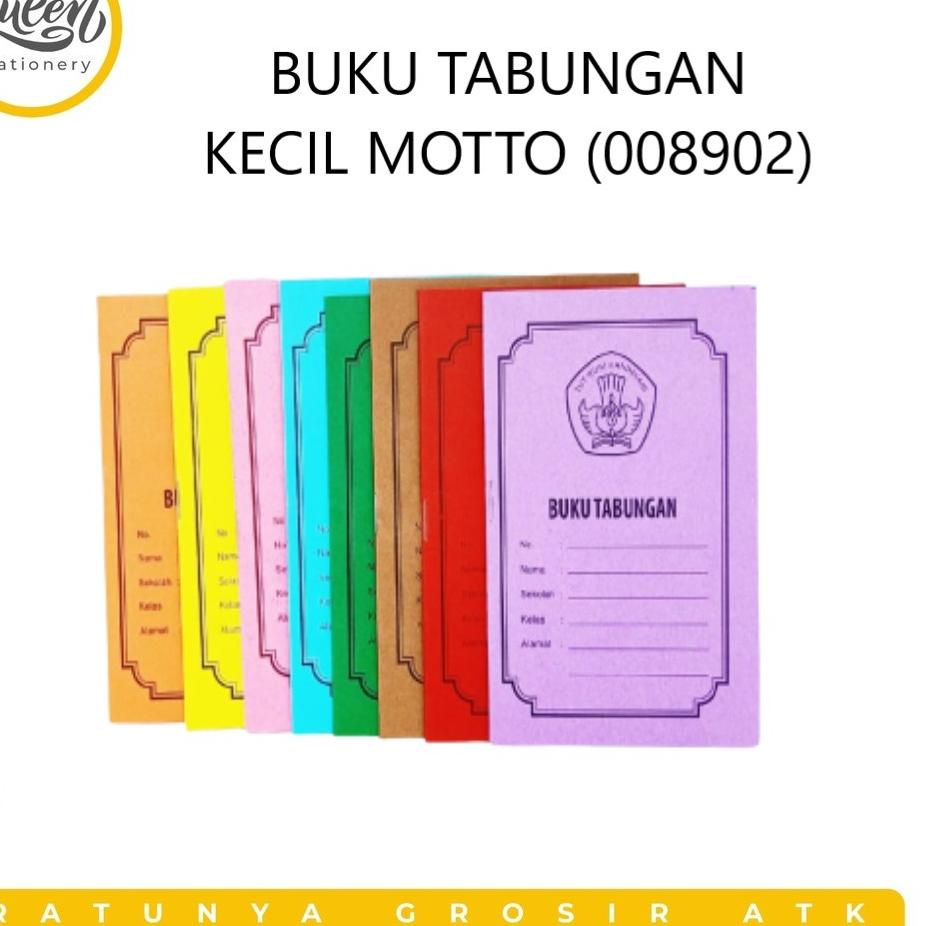 

Discount | FG2 | 1 PCS BUKU TABUNGAN KECIL MOTTO (008902)