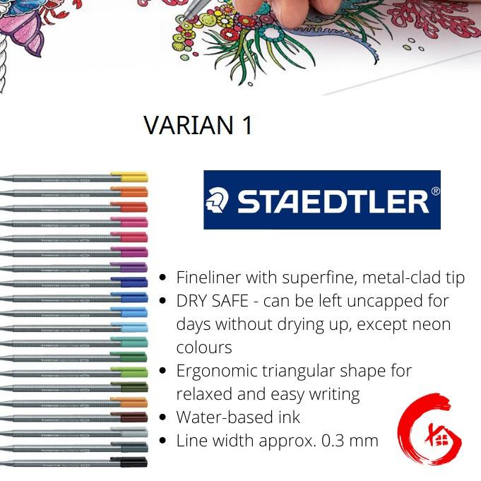 

Limited | HJ6 | Staedtler Triplus Fineliner 334 - VARIAN 1