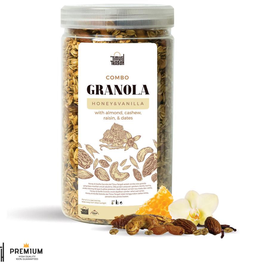

Discount | TD4 | Granola Vanilla 500 gr Premium Timur Tengah Sereal Makanan Sehat High Quality