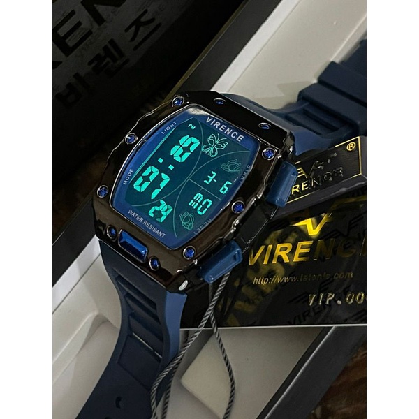 Jam Tangan Pria Virence Original Digital Tahan Air Garansi 1 Tahun