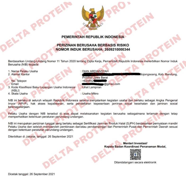 Bayar Ditempat - WHEY PROTEIN DELTA PROTEIN BUBUK KEDELAI PROTEIN 2 kg .,