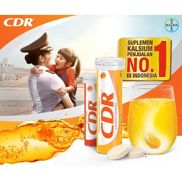 CDR Rasa Jeruk 10 Tablet / Multivitamin Vitamin C