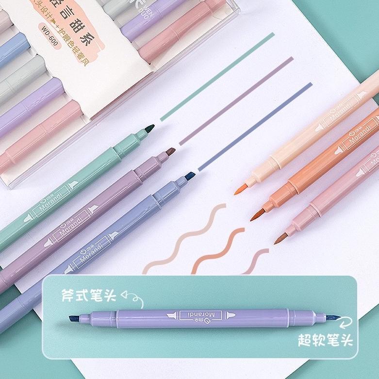 

[KODE R8JO8] 1 Set Isi 6 Pcs Highlighter Macaron Color Pastel Aesthetic Highlight