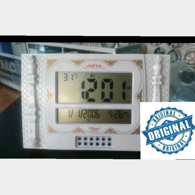 yang dicari] Jam Murah Jam Meja Dinding Digital Adzan Alarm Adzan Kenko KK 6833