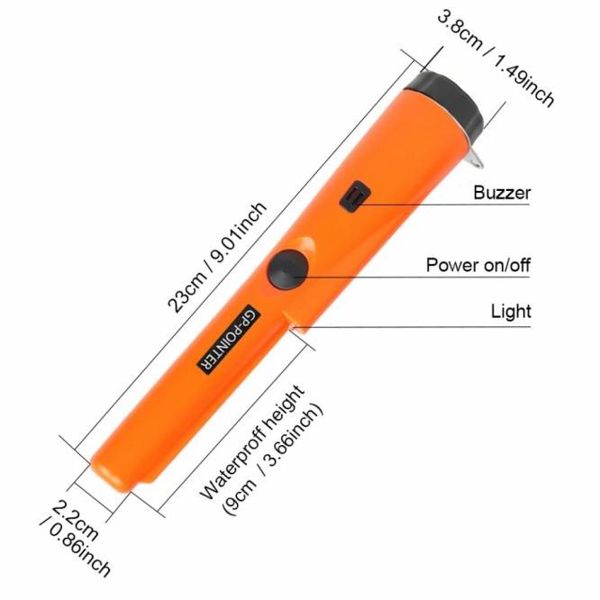 Gp-Pointer Metal Detector Alat Detektor Logam Mulia Coin Kuno