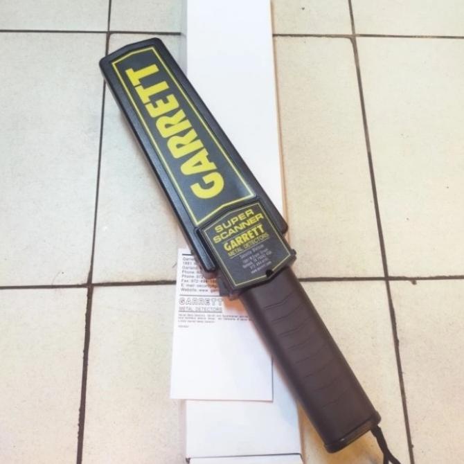 Security Metal Detector Logam / Metal Detector / Garret Super Scanner