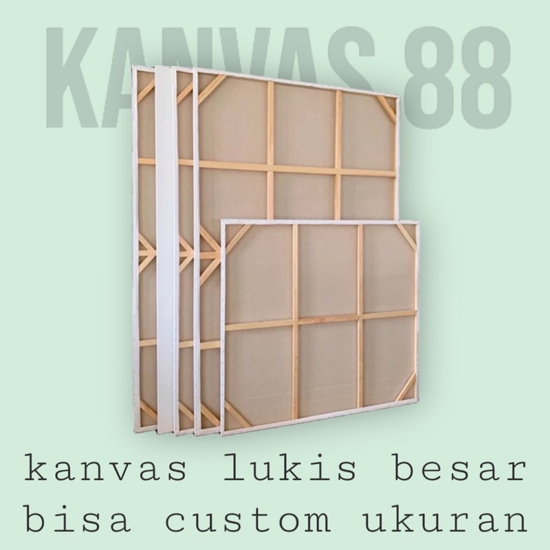 

Kanvas lukis Besar Free Kardus + Bubble