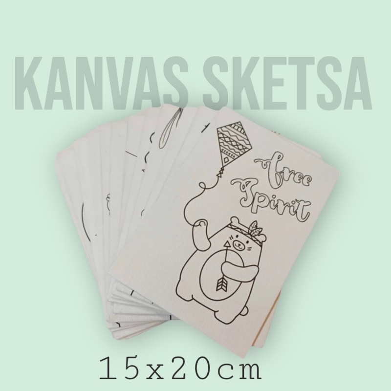 

Kanvas Lukis Sketsa 15x20cm (2)