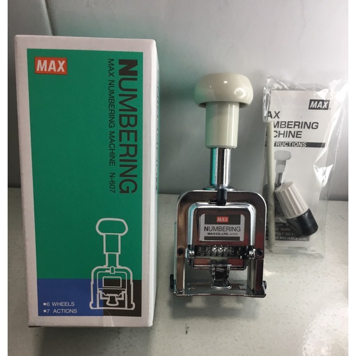 

Terlaris Numbering Nomerator Max Ori N-607