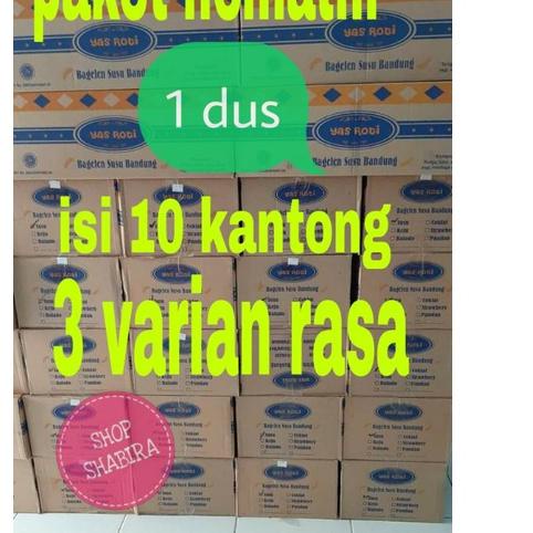 

Star roti bagelen susu Bandung 1 dus isi 10 kantong 3 varian rasa yas roti !!