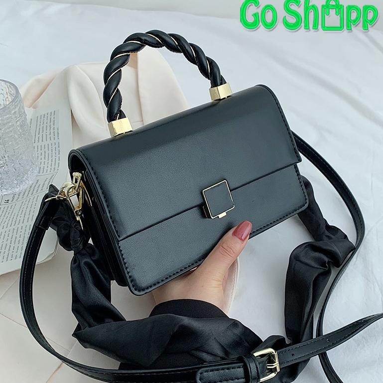 [KODE AHQAM] Tas Selempang Wanita Terbaru 2 Tali Bahan Kulit PU Premium - Tas Fashion Korea - Tas Wa