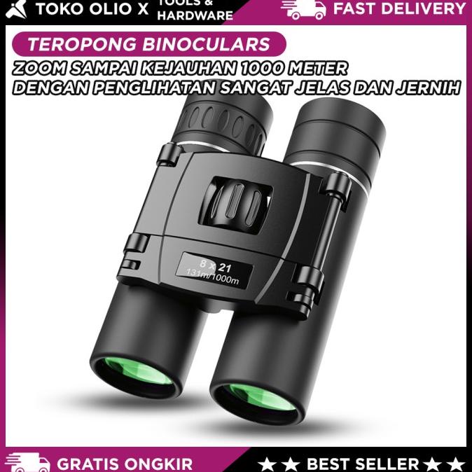 Teropong Jarak Jauh Binoculars Dewasa Anak Jarak Pandang 1000m