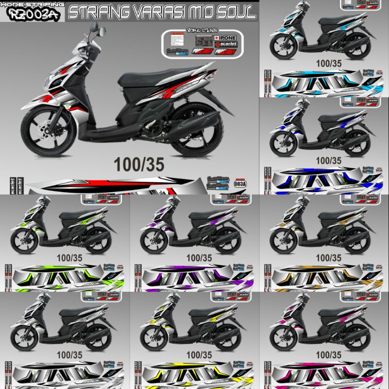 Striping mio soul lama Stiker mio soul mx lis yamaha mio soul old sticker tahilland yamaha mio soul