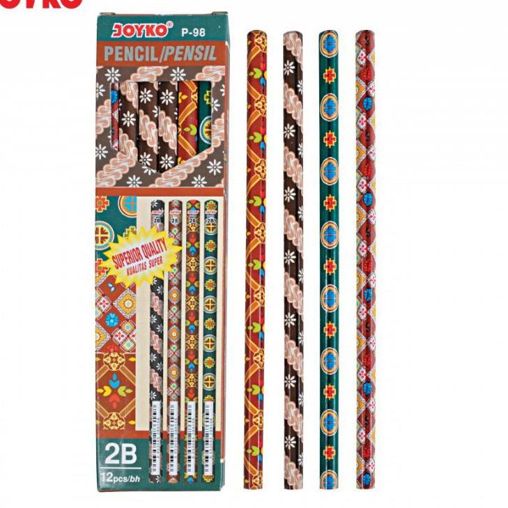 

Asli Bagus Pensil 2B Joyko P-98 Batik ( 1pak/12pcs ) 789✷