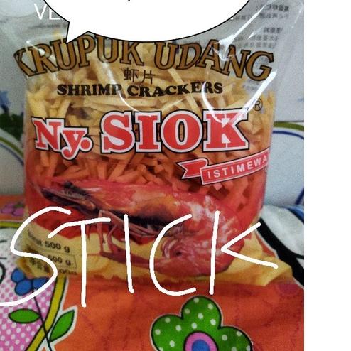 

COD✔️✔️Udang STIK Nyonya/ Ny.Siok Termurah (Free Bubble Wrap)
