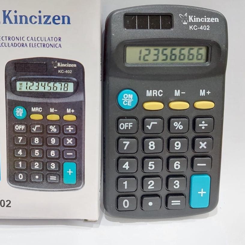 

Terbaru | HJ6 | KALKULATOR KINCIZEN MINI KC-402 - KALKULATOR KENKO KK-402 8 DIGIT