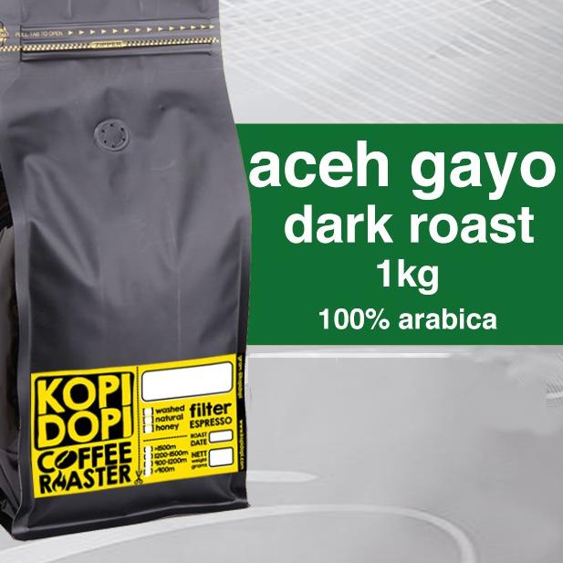 

Sale | FG2 | Kopi Arabika Aceh Gayo Starbucks Style Sumatra Dark Espresso Roast 1kg 1 kilo kg