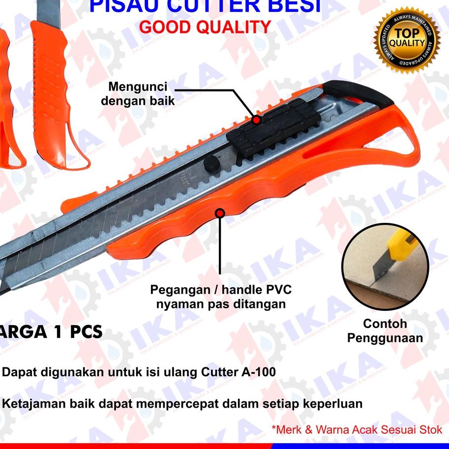 

Terbaru | FG2 | Pisau cutter / pisau potong besar / Pisau Cutter Piso Cutter cuter kater Besar Pemotong Dus ATK Murah