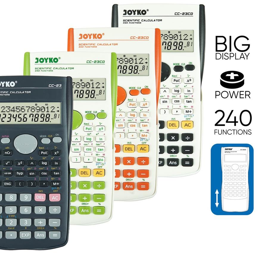

Termurah | KP8 | Calculator Kalkulator Joyko CC-23 Scientific 240 Functions