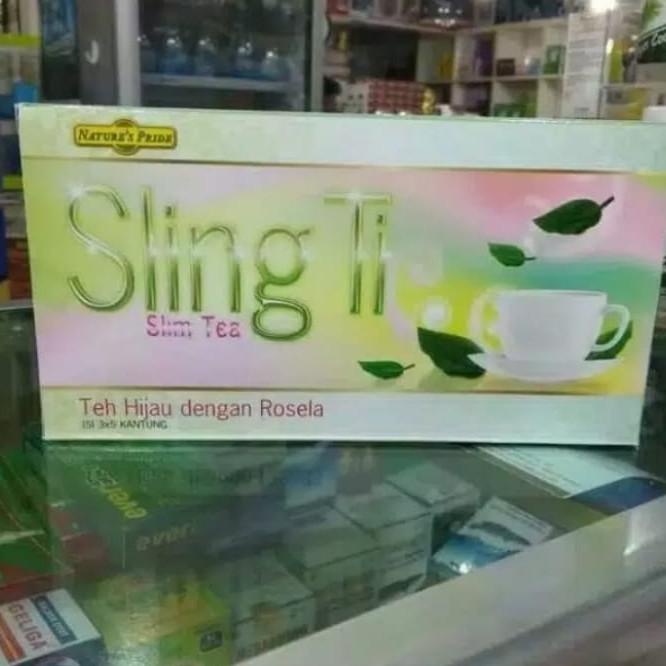 

Slingti Teh Hijau Dengan Rosela Pelangsing Isi 15 Kantung
