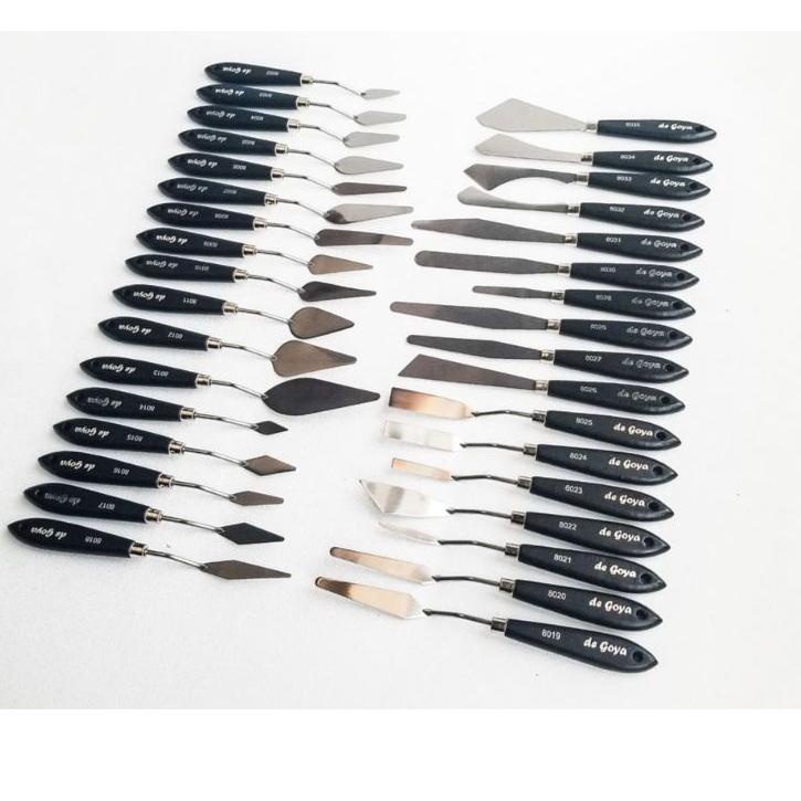 

Terlarizzz DE GOYA DEGOYA PALETTE KNIFE PAINT KNIVES PISAU PALET LUKIS 893&