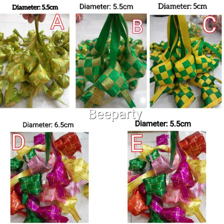

PROMOSI !!! Ketupat Lebaran Hiasan Idulfitri Aneka ketupat isi 12buah [KODE 8]