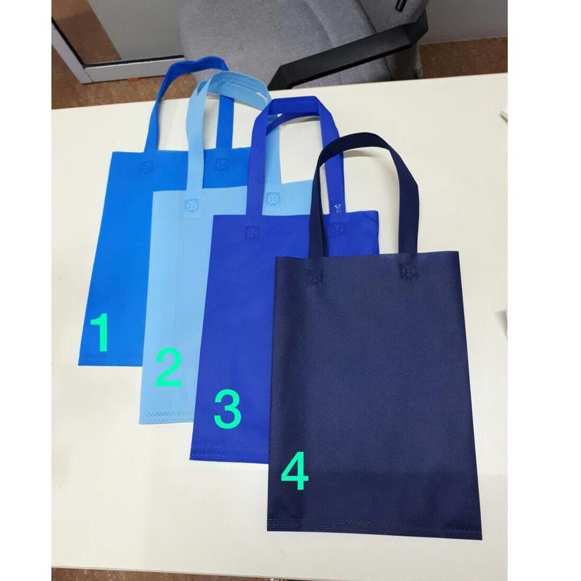 

NEW ARRIVAL !!! harga LUSINAN Goodie Bag Handle Tali 25x35x8 75GSM - Spunbond - Tas Kain [KODE 41]