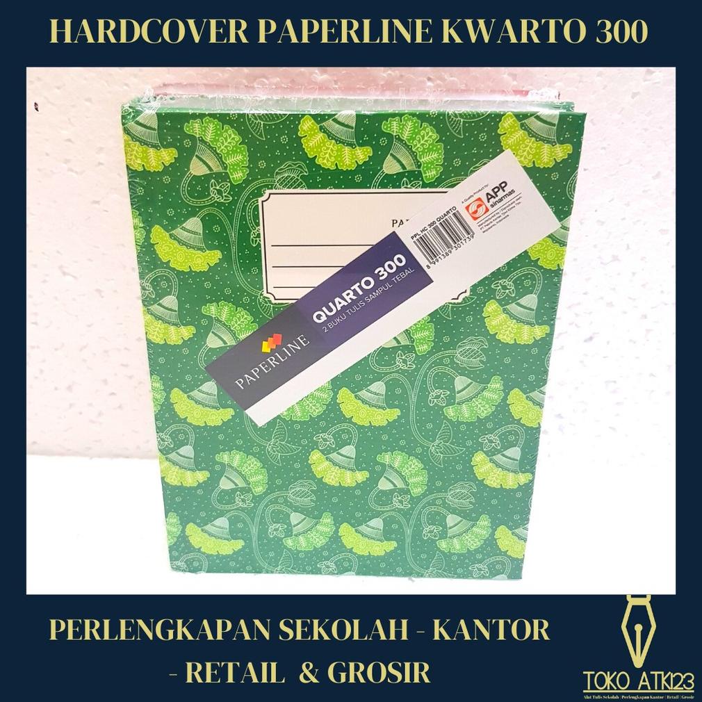 

Kekinian Buku Hardcover Quarto / Kwarto Merk Paperline Isi 300 Lembar ~