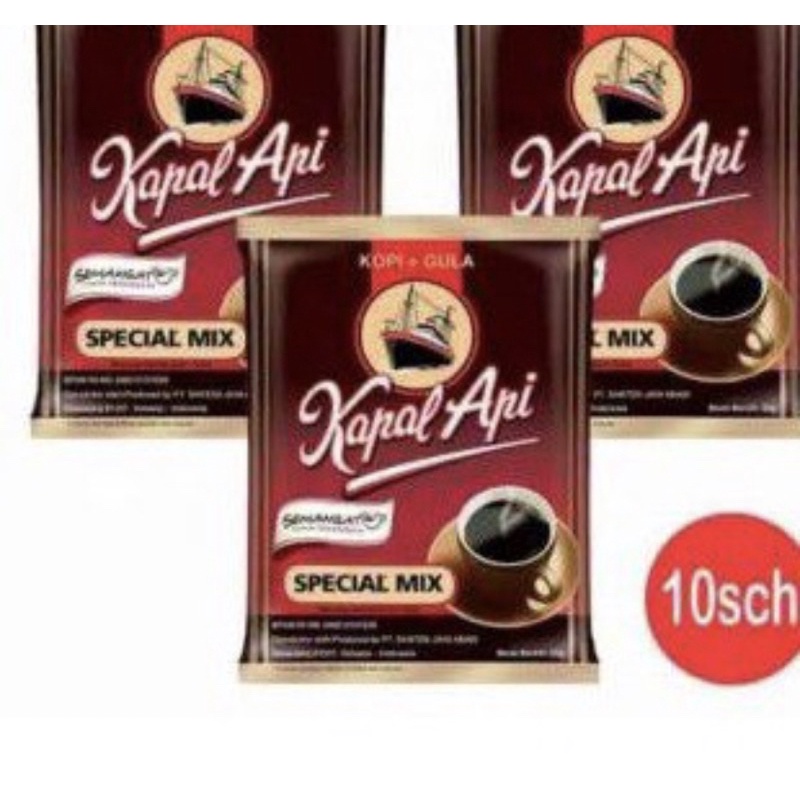 

Kopi kapal api renceng isi 10 pcs