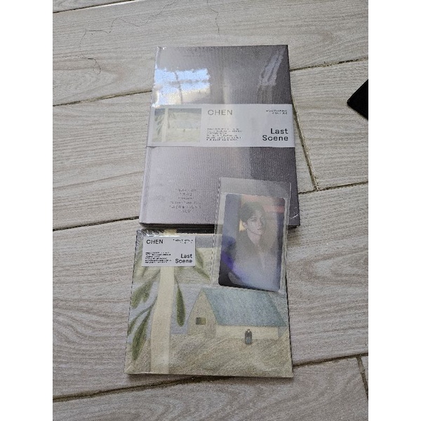 EXO chen jogdae rare last scene aladin pob bene photocard pc with photobook dan digipack sealed sesu