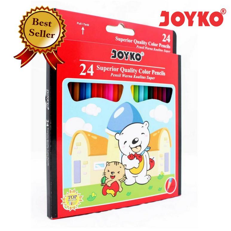 

[KODE PAK8K] Pensil Warna / Pensil Gambar Joyko 24 Warna