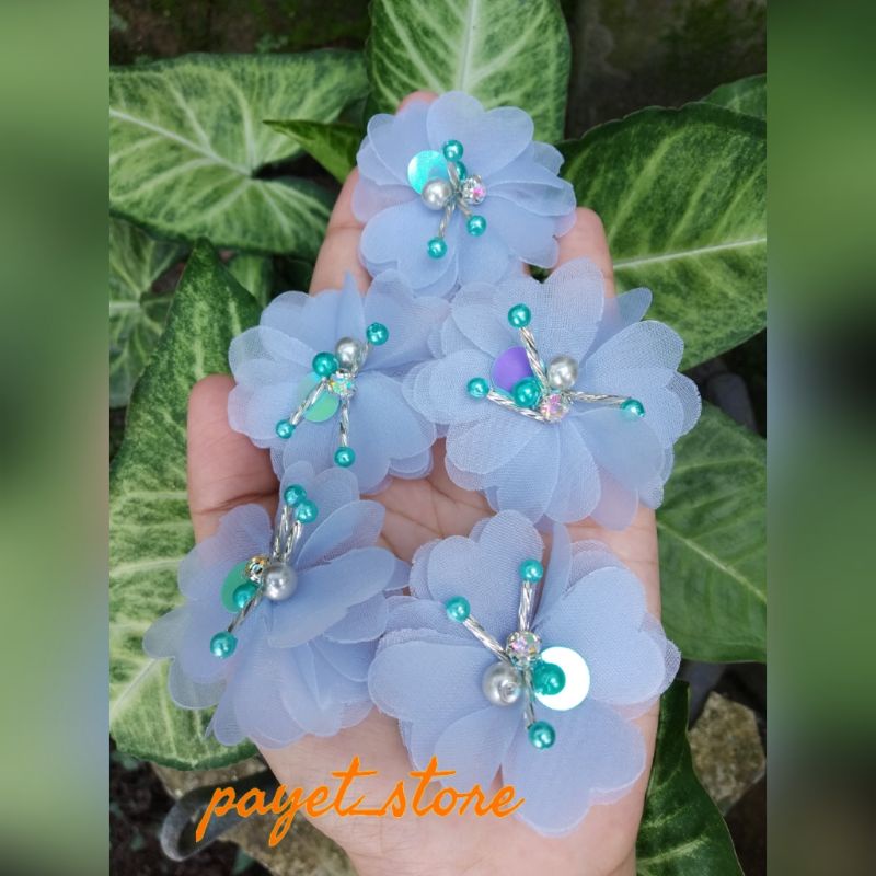 Payet Bunga organza