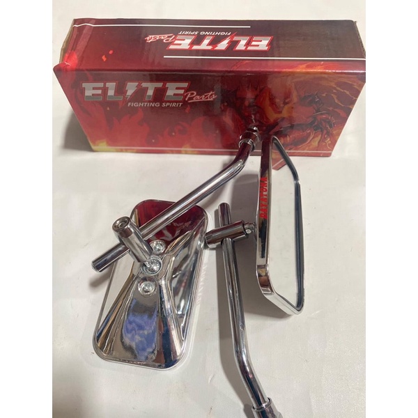 Spion Dayton Kotak Besar Persegi Kaca Putih CB GL