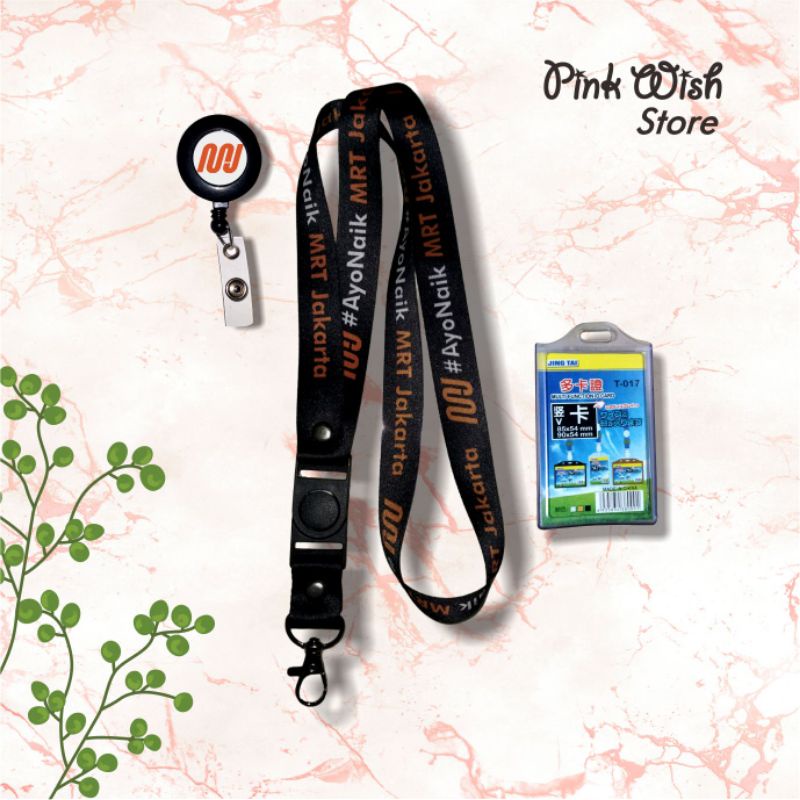 

Tali idcard MRT JAKARTA / Lanyard MRT JAKARTA / Tali MRT / Tali Gantungan MRT [READY STOCK] TERMURAH!! Beli Eceran Rasa Grosir