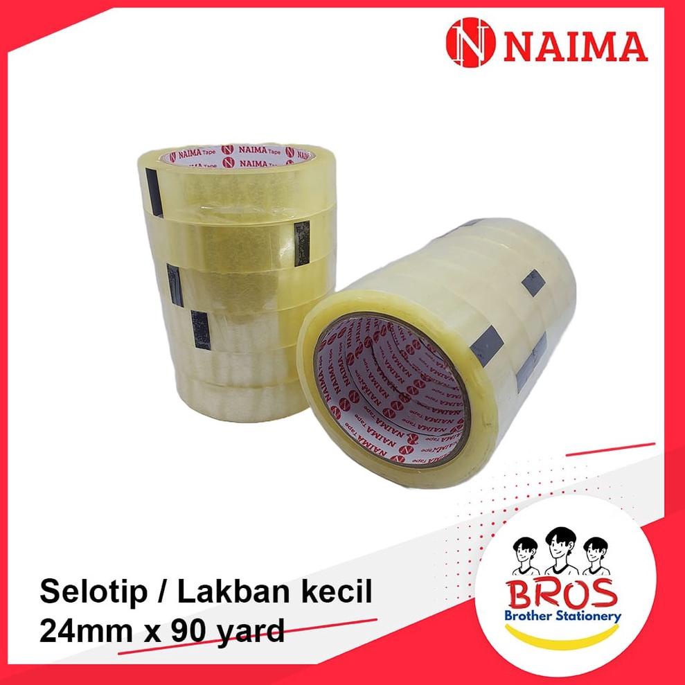 

[8TQ95] Selotip Bening 24 MM x 90 Yard / Lakban Kecil Bening 1 Inch x 90 Yard (6pcs) Ready `
