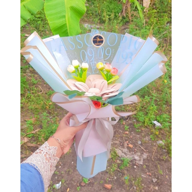 buket hijab segi empat/buket hijab