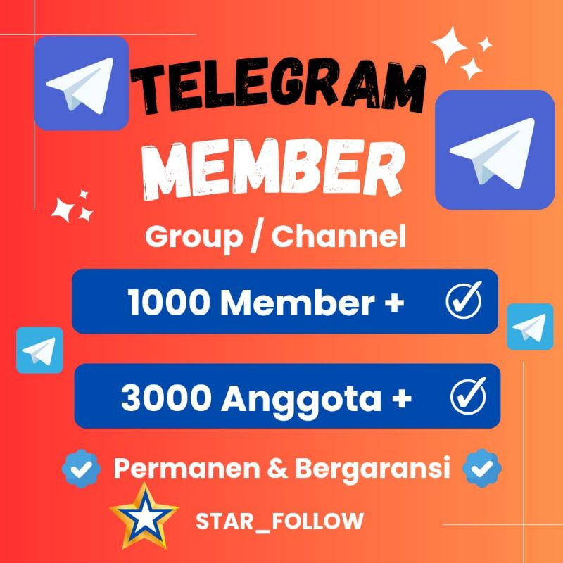 [ Bergaransi ] Tambah Member Group / Channel Telegram | Anggota Channel