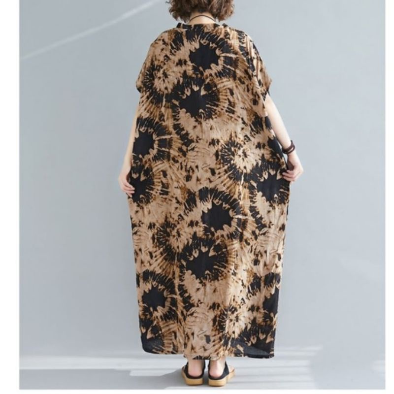 MDLV ~ 91013# Homewear Maxi Brown