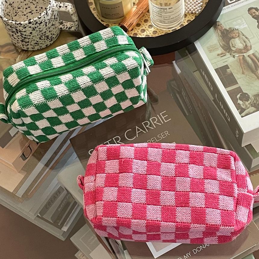 

[NEW PRODUCT !!] Tas Pensil Rajutan Mesh INS Kotak Pensil Tas Pensil Korea Kapasitas Besar Tas Kosmetik Perjalanan [KODE 271]