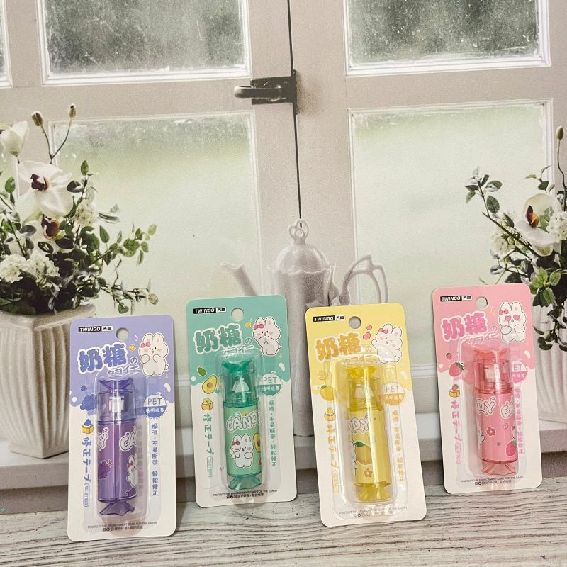 

Correction tape Candy transparan tip x roll permen kekinian viral unik