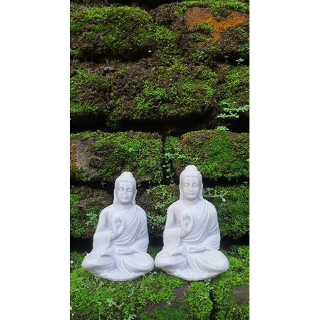 Hiasan Aquarium/Bonsai Patung Budha Bertapa