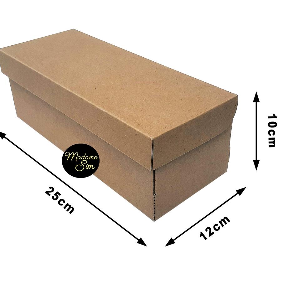 

Borong Laris KOTAK KUE - CAKE BOX - DUS BOLU 25x12x10 (ISI : 10 PCS)