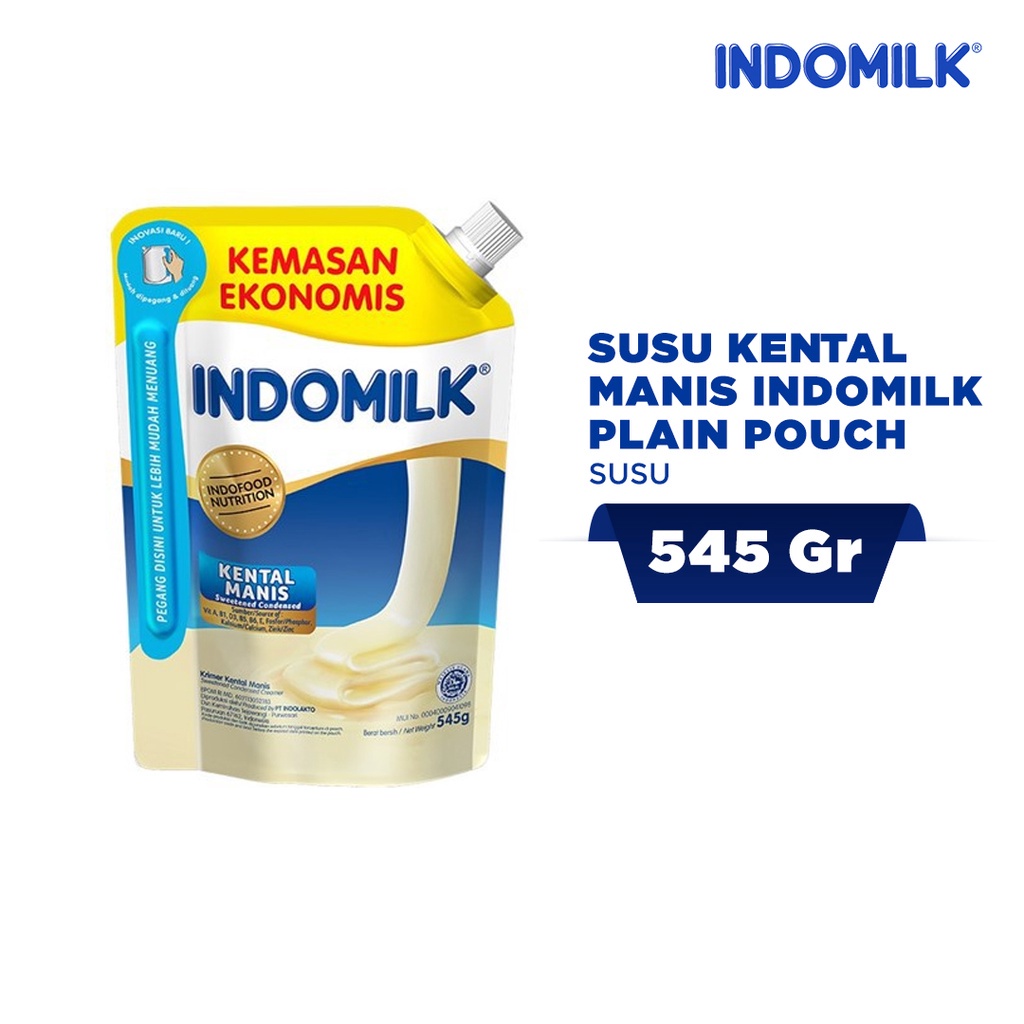 

Susu Kental Manis Indomilk Plain Pouch 545gr