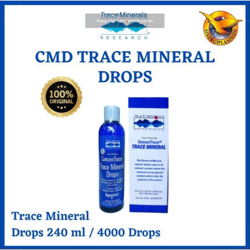 CMD 8 Trace Mineral 240ml/ 4000 tetes