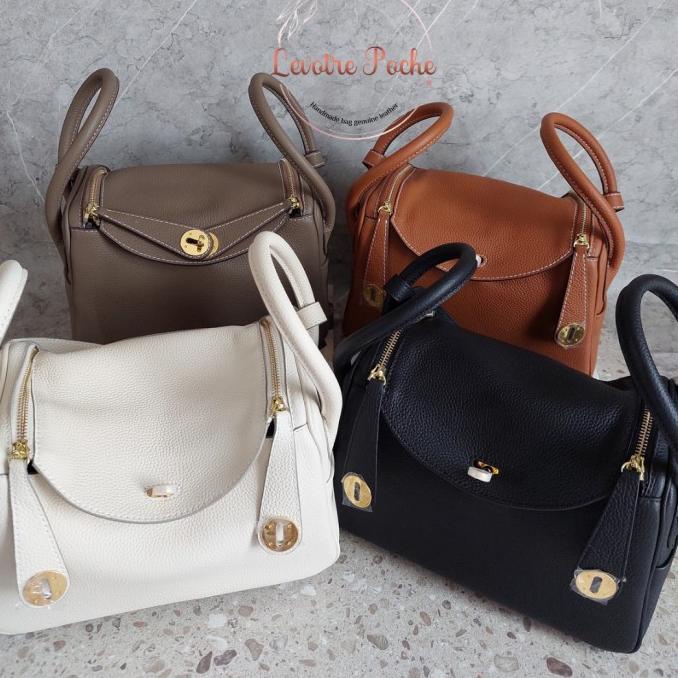 Tas kulit Lindy H bag No brand genuine leather bag import