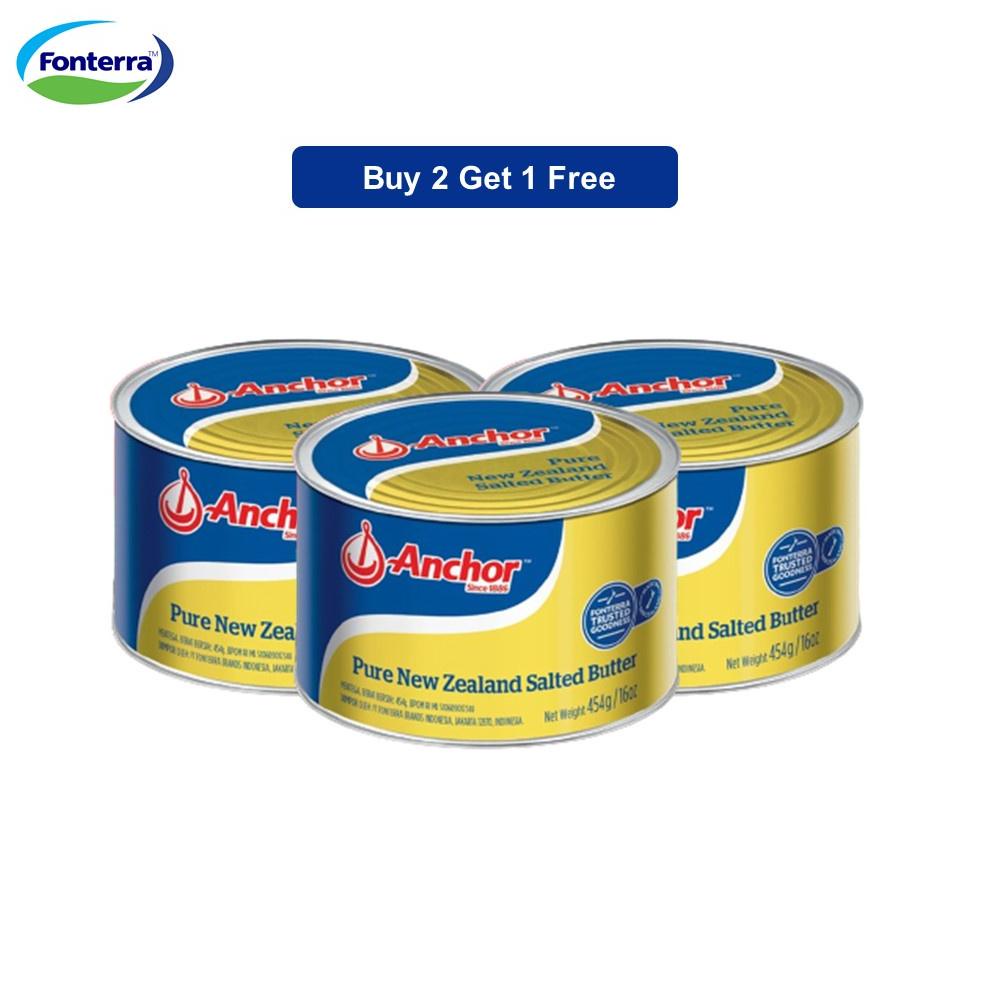 

Free Ongkir [Buy 2 Get 1 Free - Special] Anchor Salted Butter 454g - Mentega Asin New Zealand